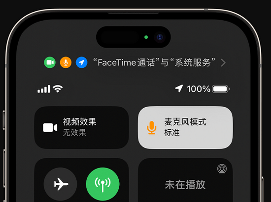 延庆苹果授权维修网点分享iPhone在通话时让你的声音更清晰 